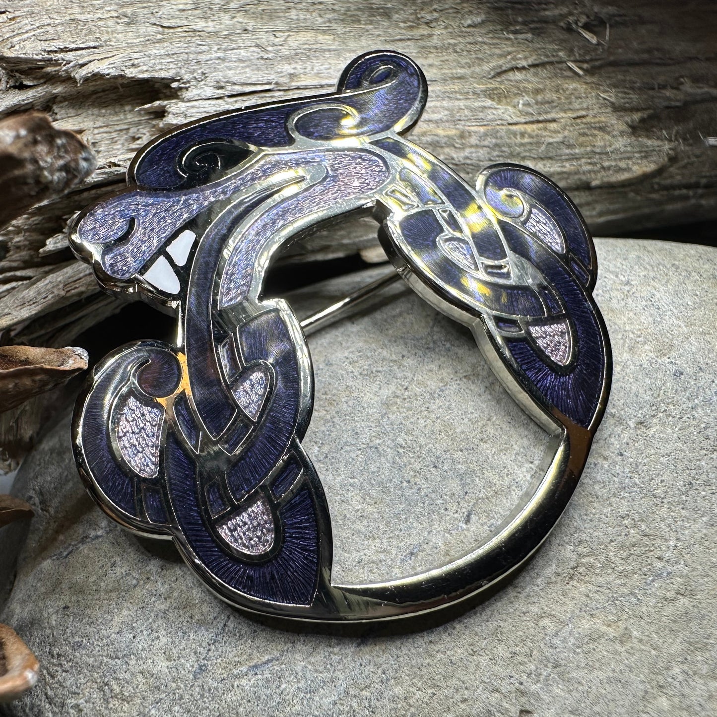 Celtic Dragon Brooch for Men & Women — view 10