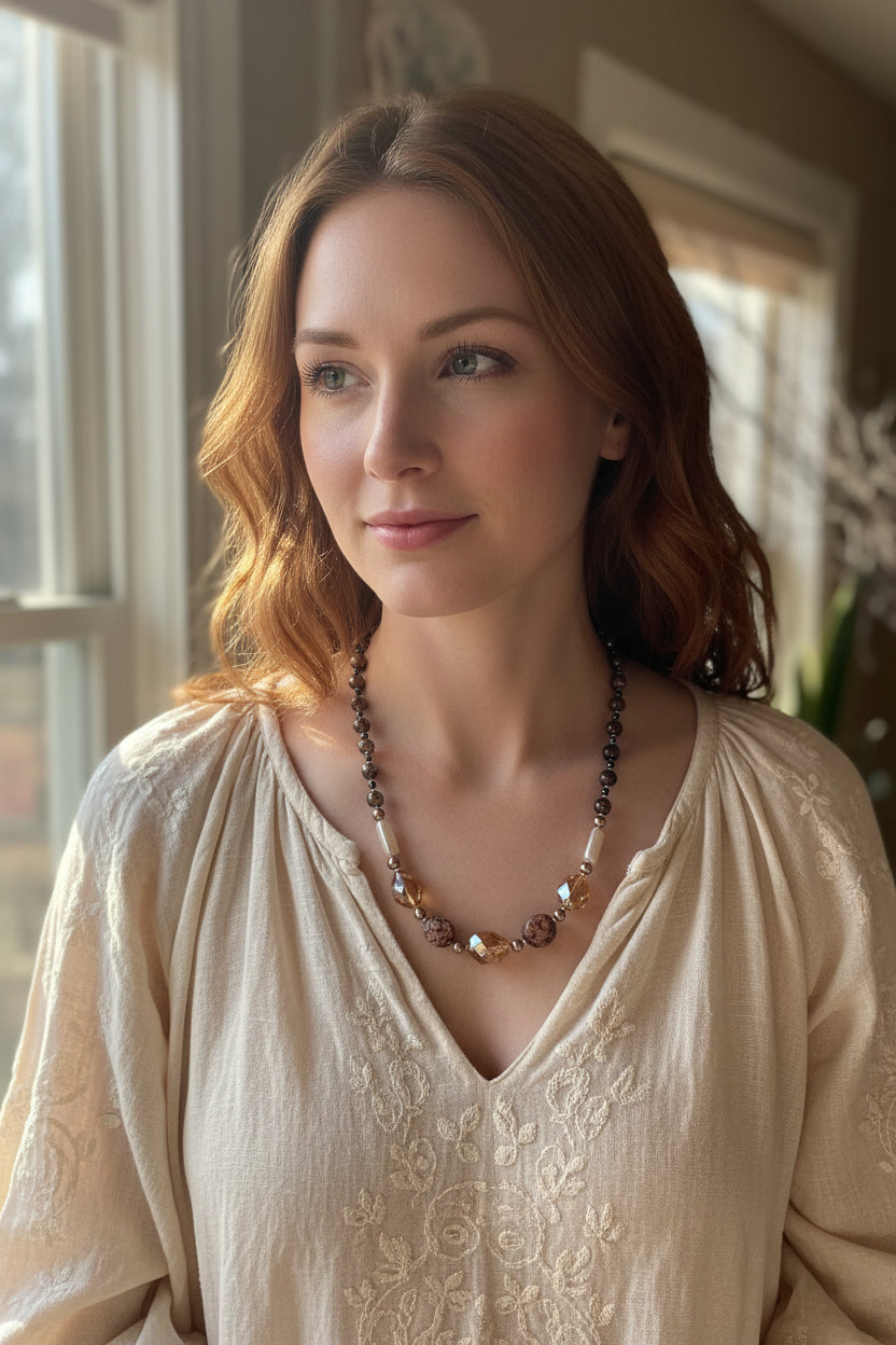 Islay Crystal Necklace — view 3
