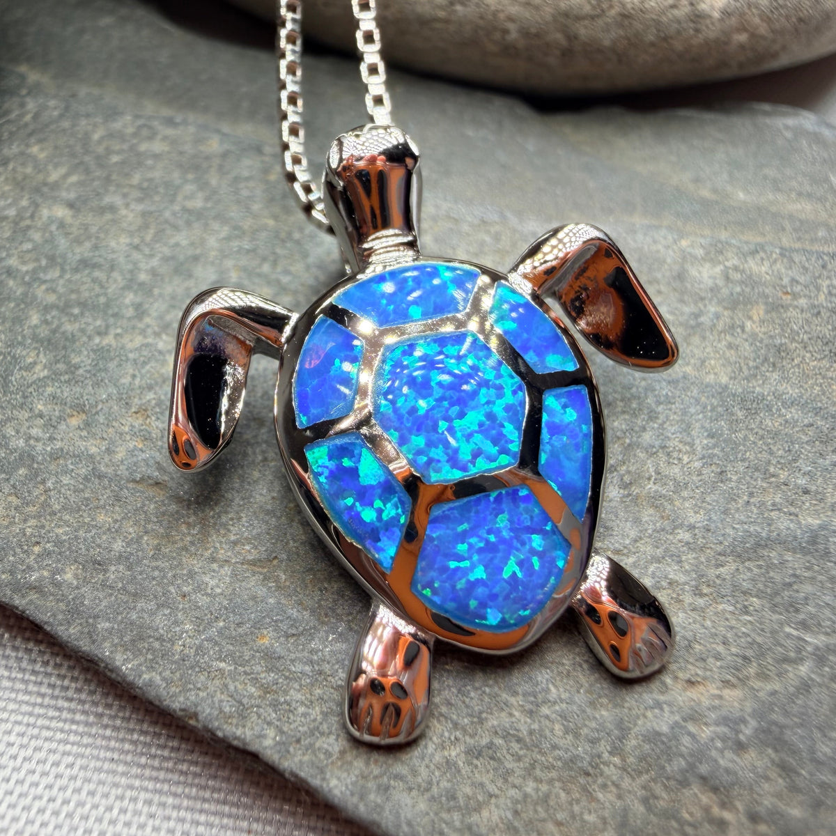 Sarilla Turtle Necklace in Sterling Silver