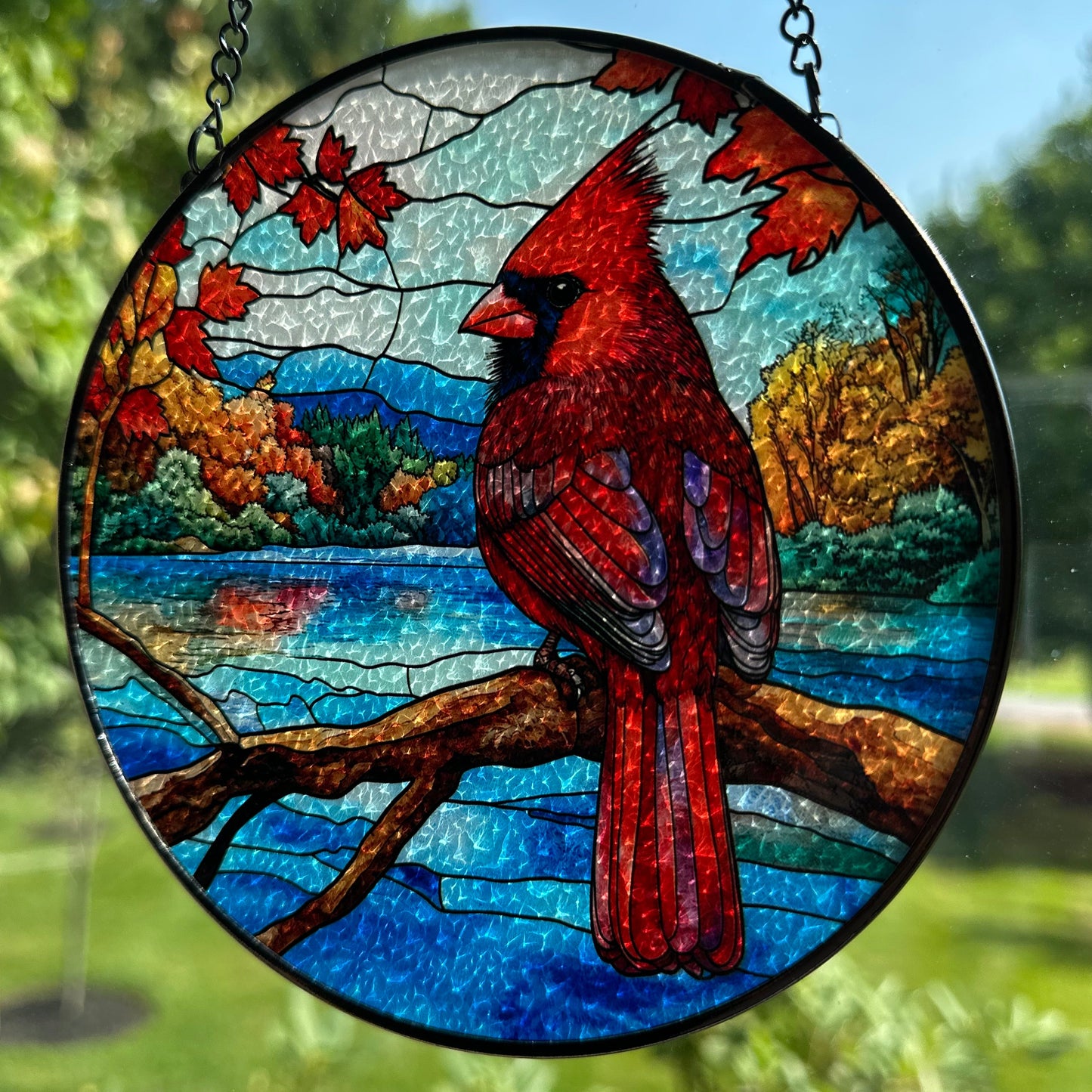 Lakeside Cardinal Suncatcher