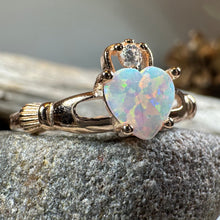 Load image into Gallery viewer, Raynette Claddagh Opal Ring
