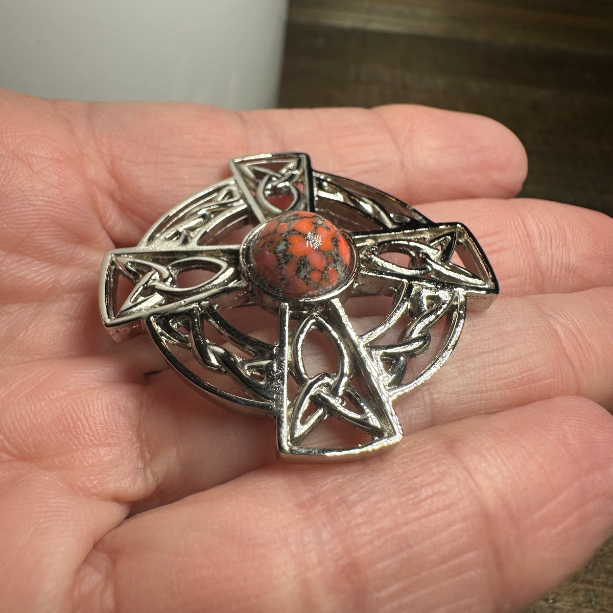 Carlow Celtic Brooch - Handmade in Scotland