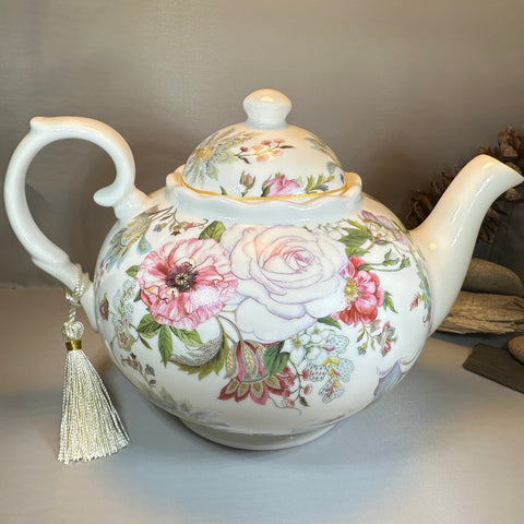 Load image into Gallery viewer, Dream Garden Fine China Teapot
