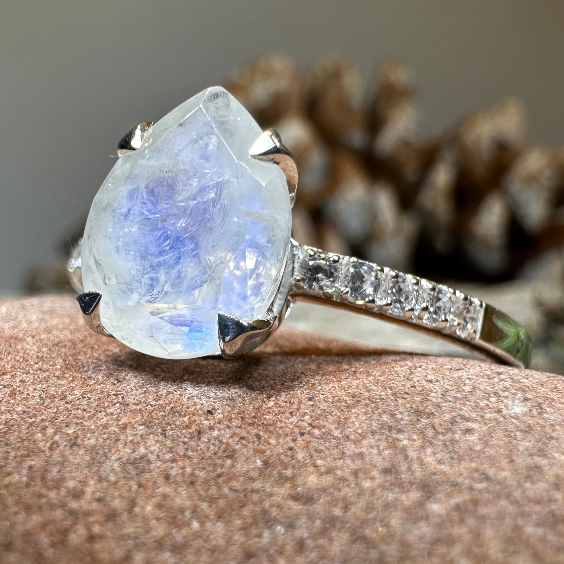 Kerrilyn Moonstone Ring — view 6