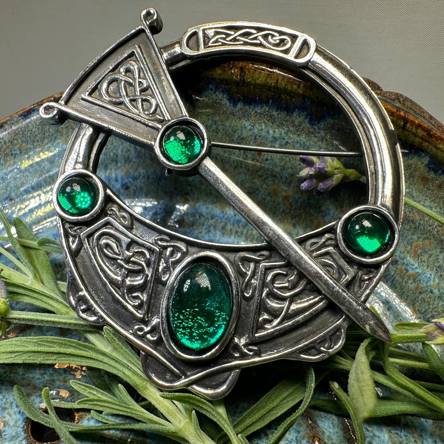 Lochdaw Celtic Penannular Brooch - Handmade in Scotland