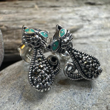 Load image into Gallery viewer, Curious Cat Stud Earrings
