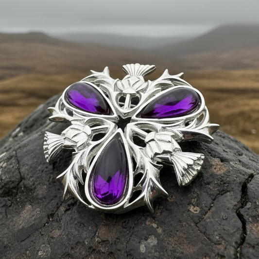 Madison Celtic Thistle Brooch