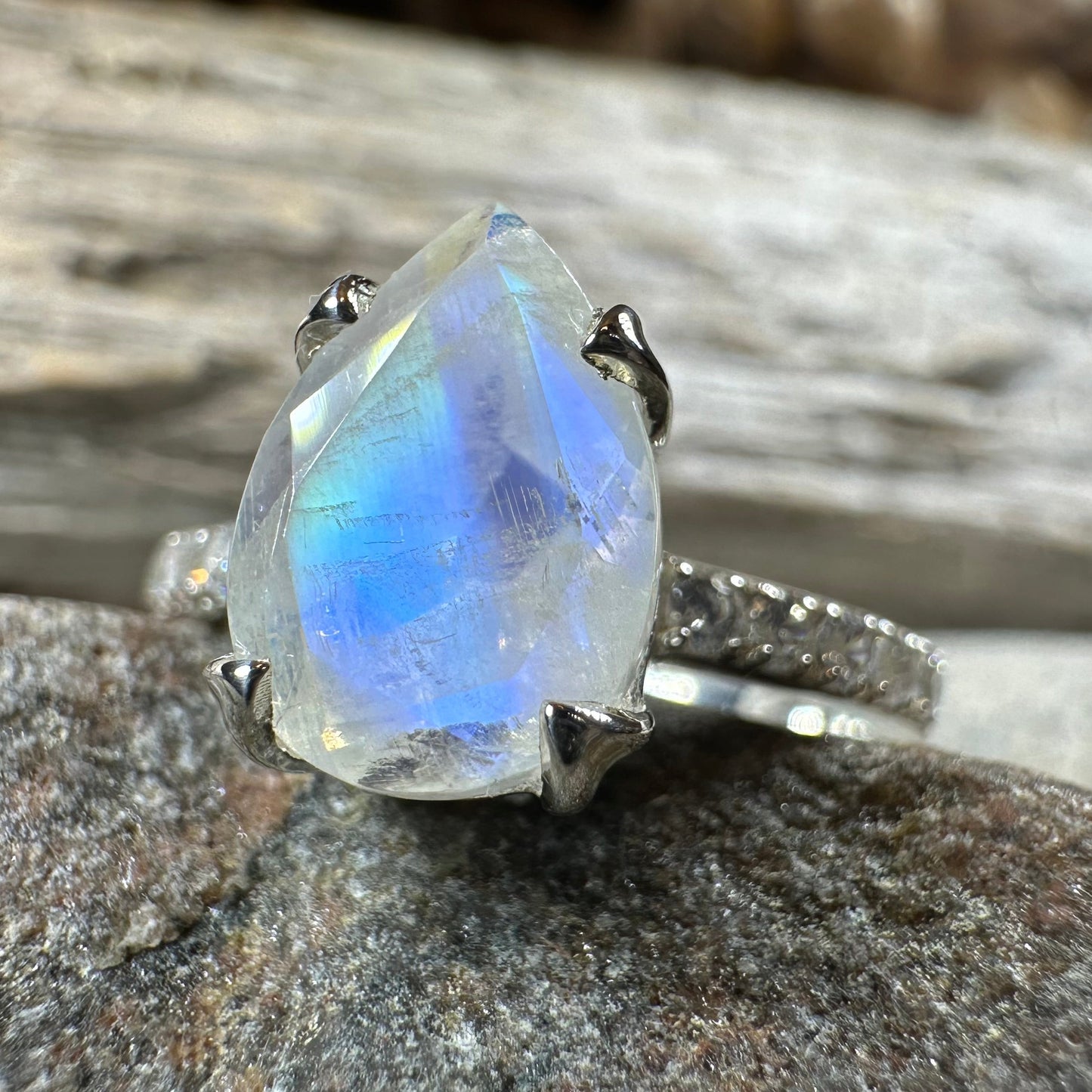 Kerrilyn Moonstone Ring in sterling silver
