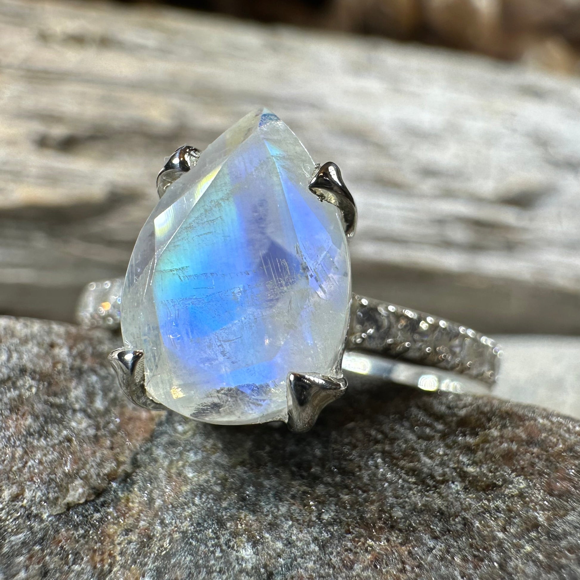 Kerrilyn Moonstone Ring in sterling silver