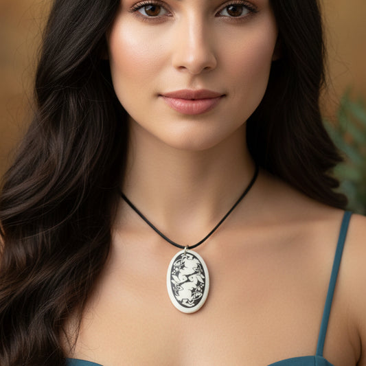Artisan Celtic Rabbit Necklace - Handmade in the U.S.A.
