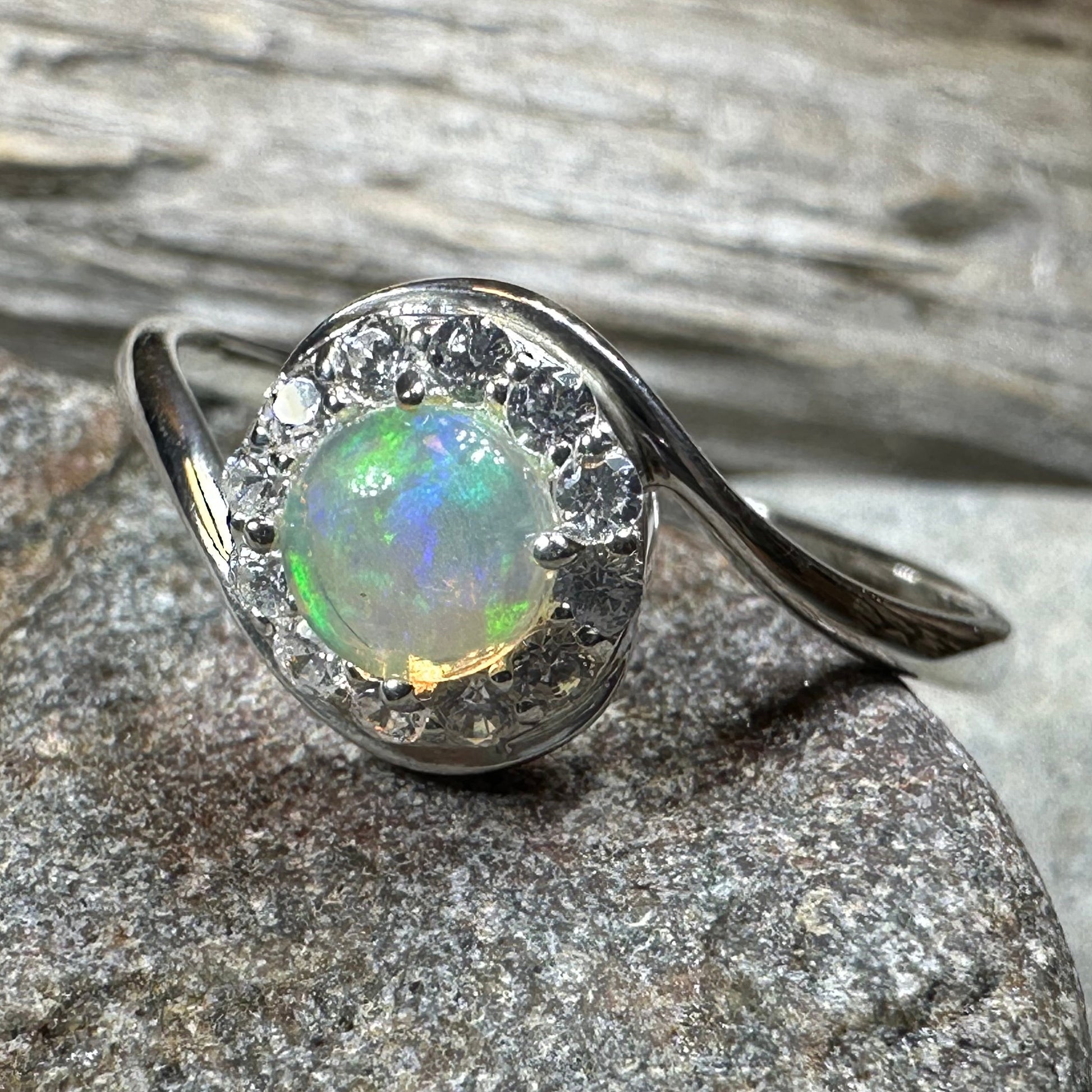 Sairva Opal Ring in sterling silver