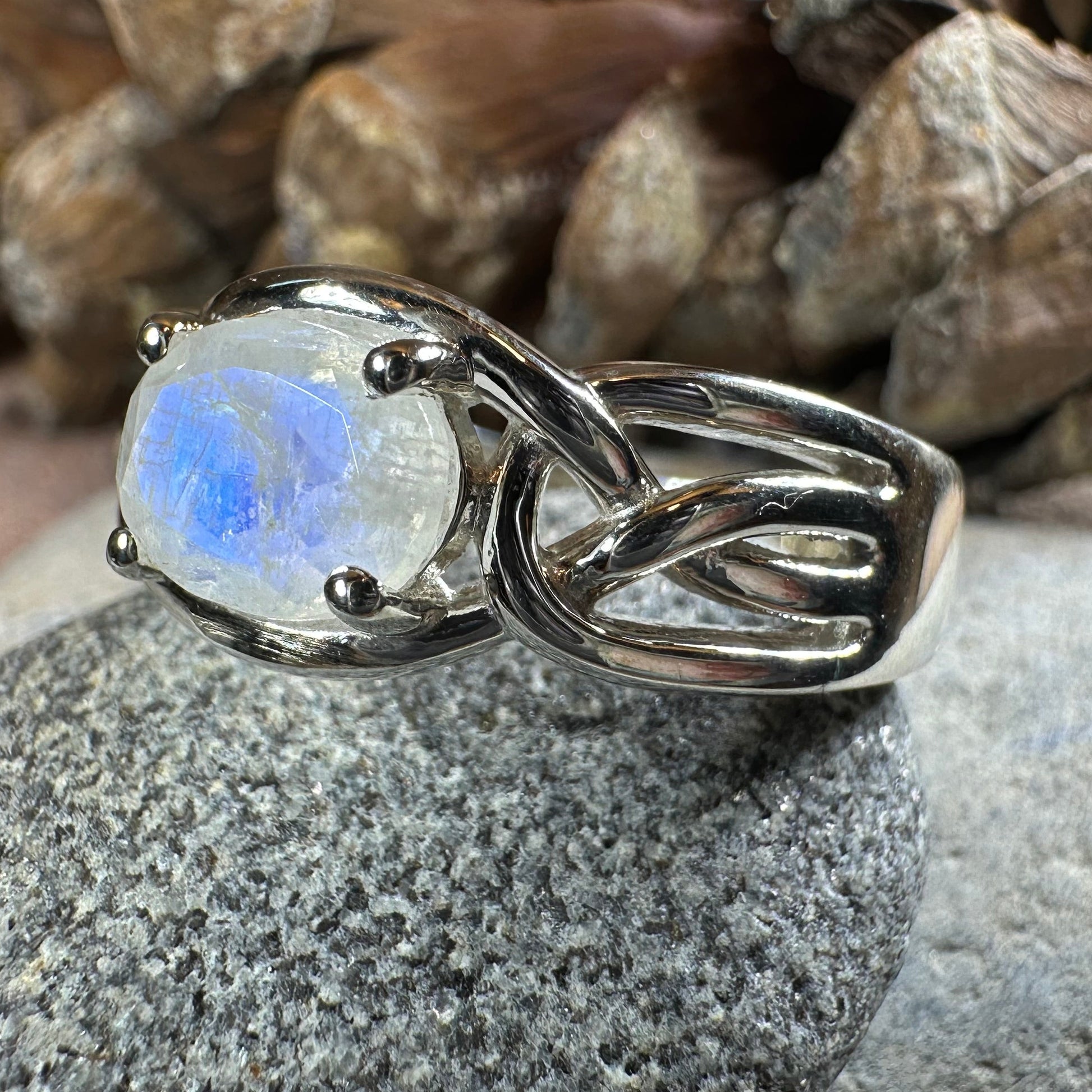 Hadlie Moonstone Ring — view 3