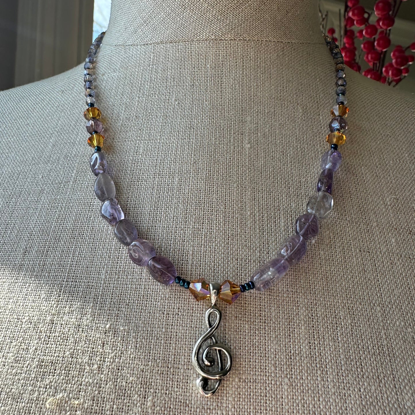 Ceol Music Note Necklace — view 4