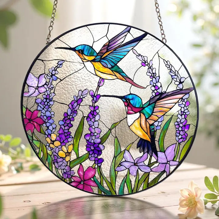 Summer Hummingbird Suncatcher