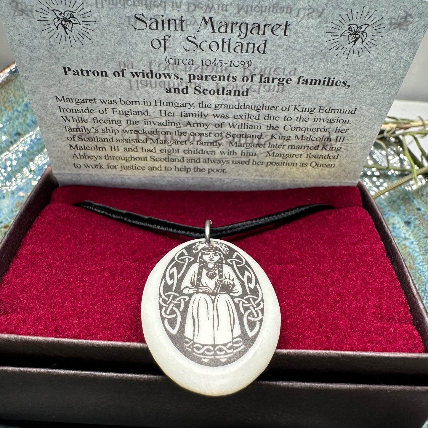 Artisan Scottish Saint Margaret Necklace - Handmade in the U.S.A.