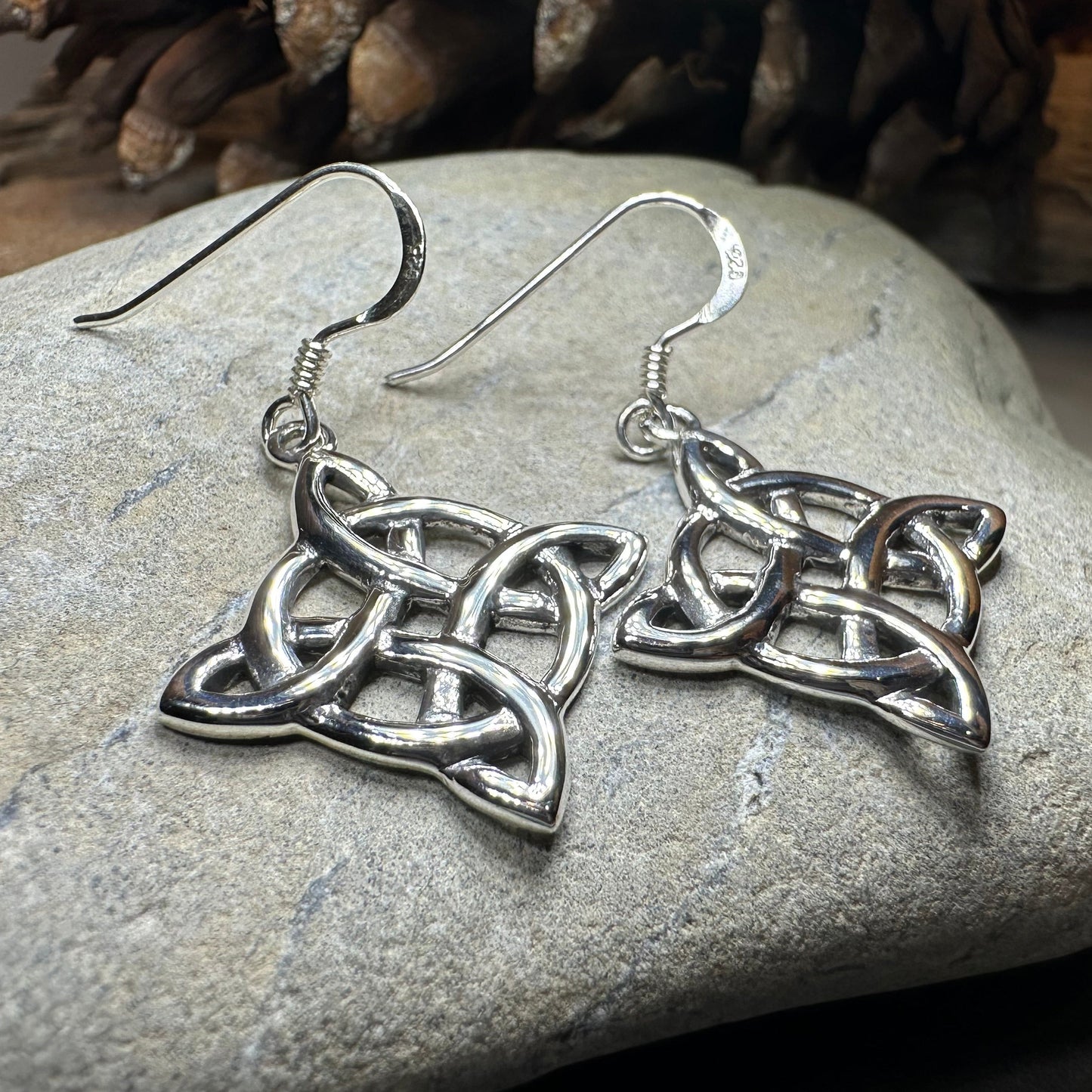 Dynra Celtic Knot Earrings — view 6