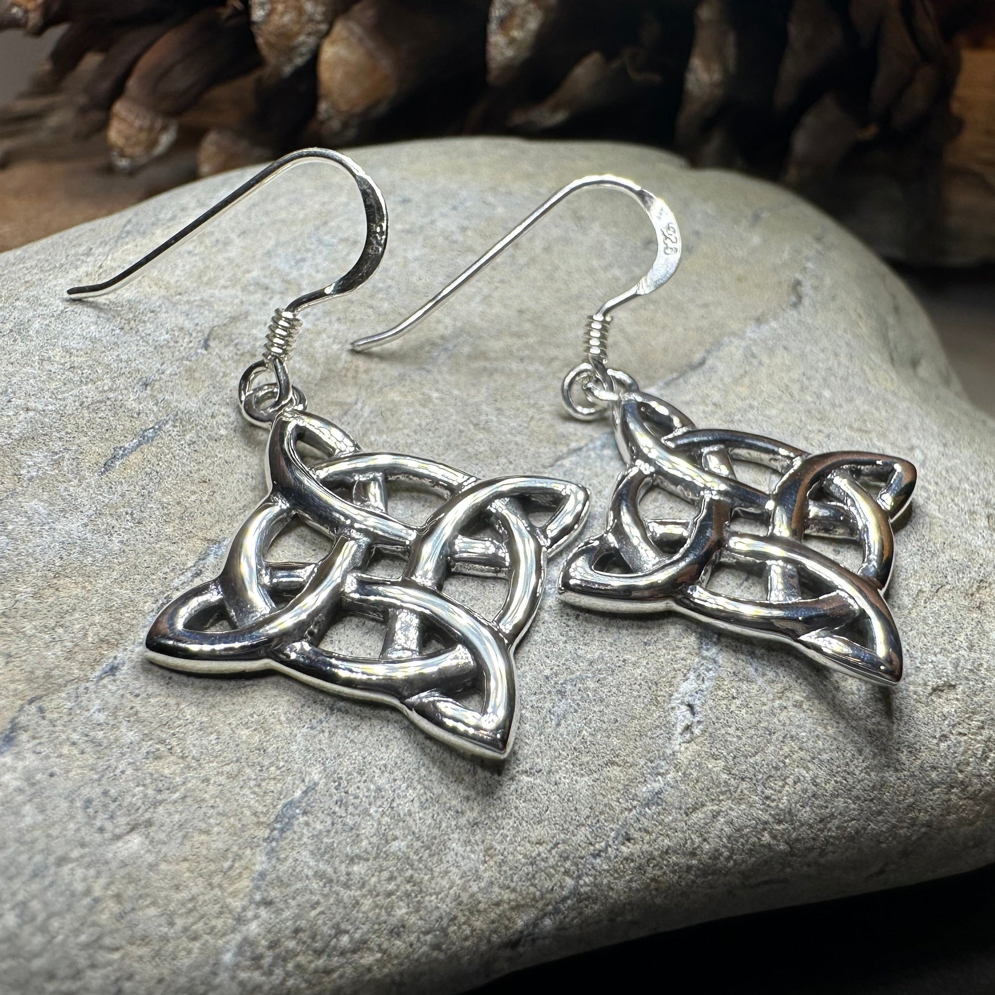 Dynra Celtic Knot Earrings — view 6