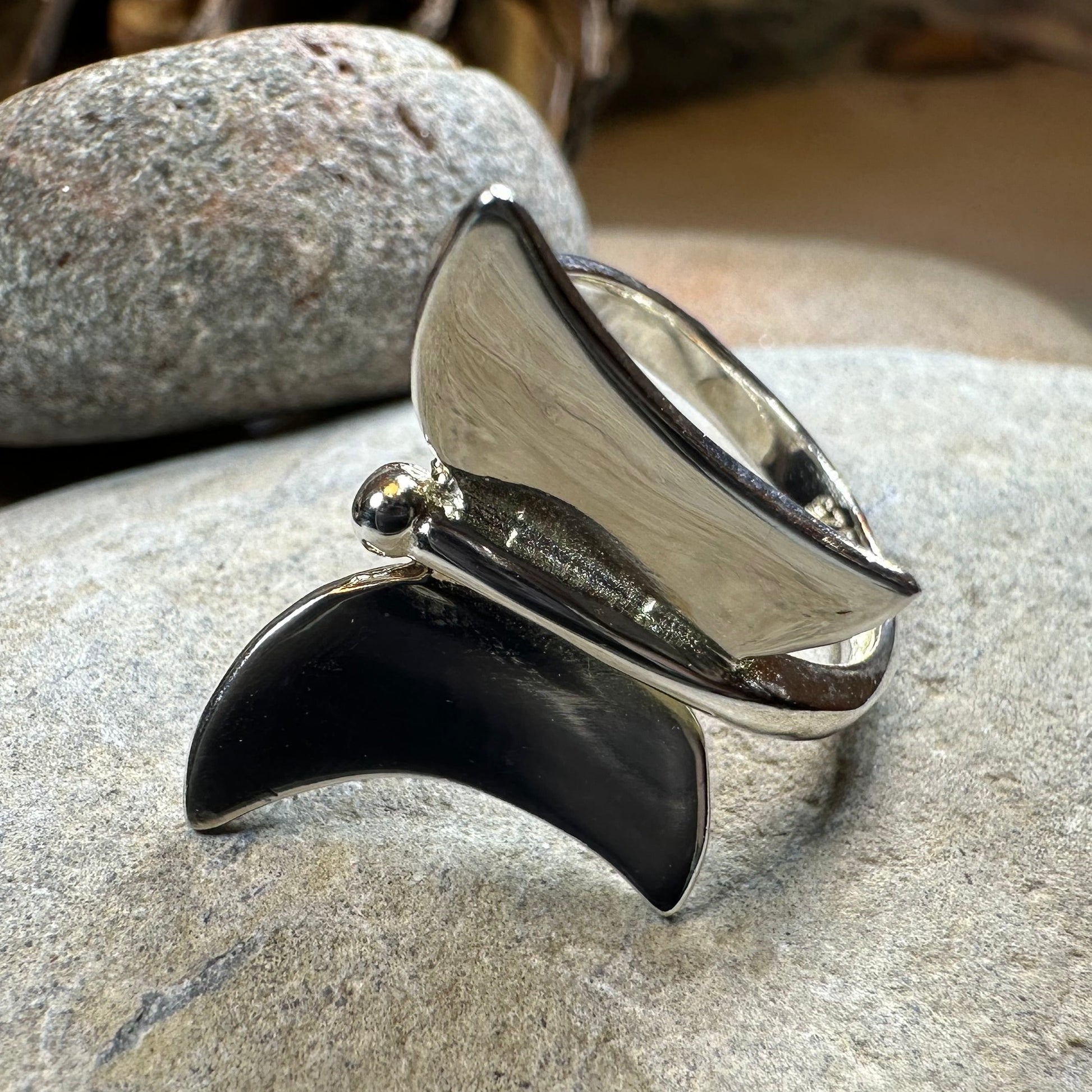 Modern Butterfly Ring — view 8