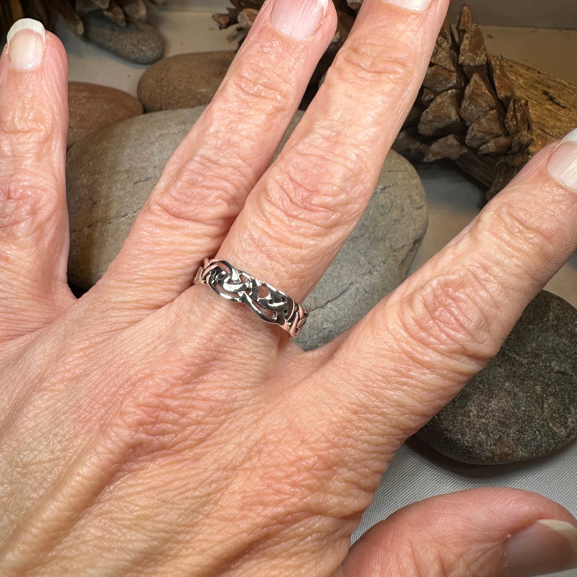 Classic Simplicity Celtic Knot Ring — view 4