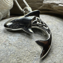 Load image into Gallery viewer, Celtic Shark Necklace
