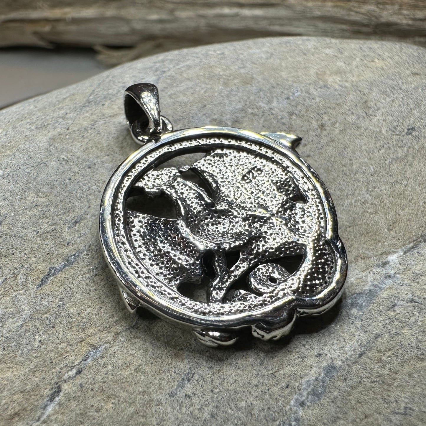 Silverwings Dragon Necklace in Sterling Silver — view 6