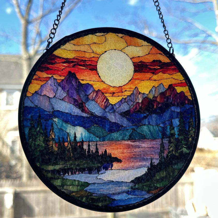 Highland Sunset Suncatcher