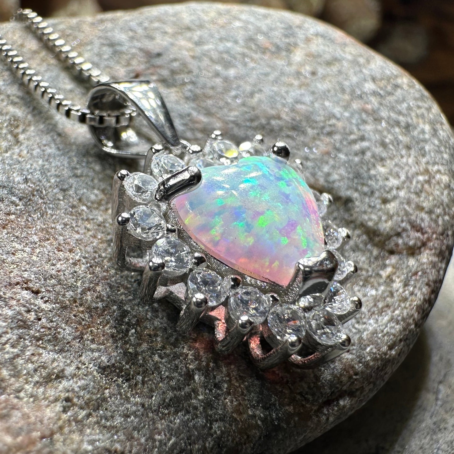 Pure at Heart Opal Necklace