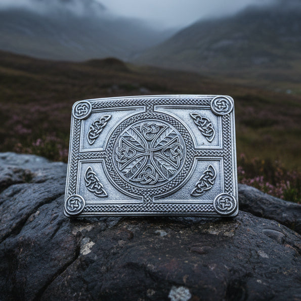 Laird Celtic Kilt Belt Buckle - Handmade in Scotland