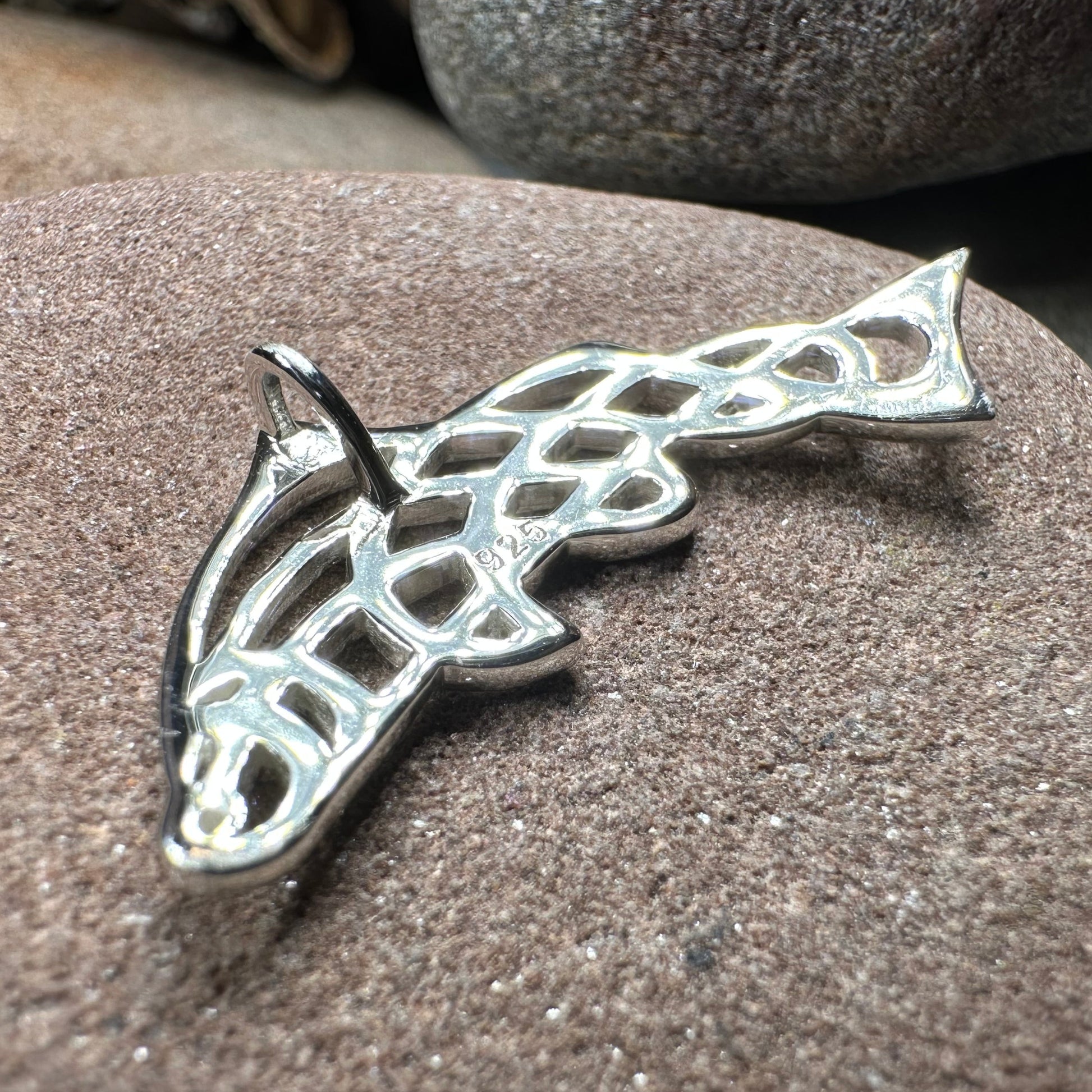 Celtic Salmon of Knowledge Necklace — view 9