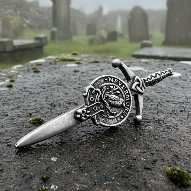 Nevermore "The Raven" Kilt Pin - Handmade in Scotland
