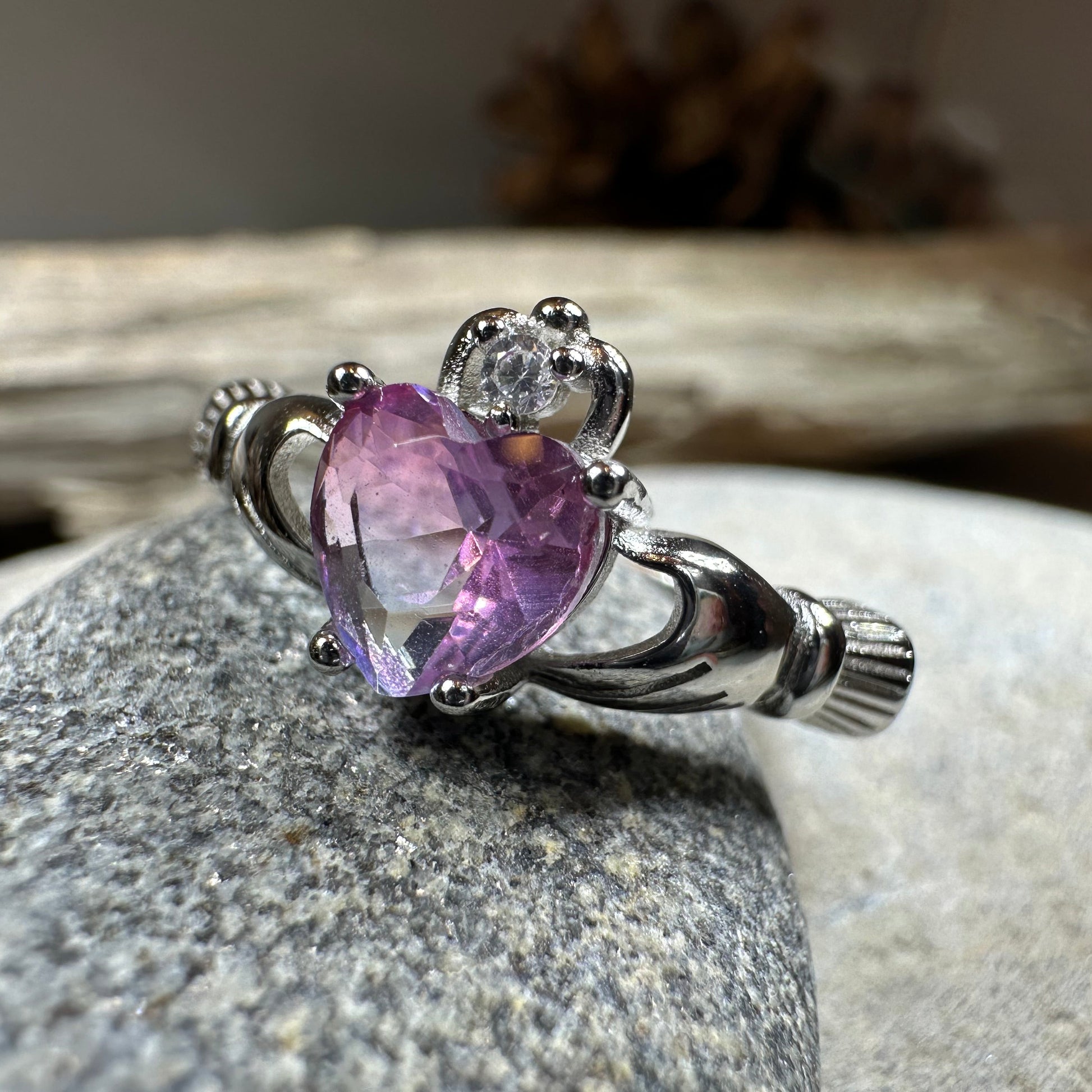Ombre Claddagh Ring — view 10