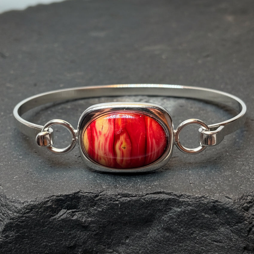 Square Scotland Heathergems Bracelet - Handmade in Scotland