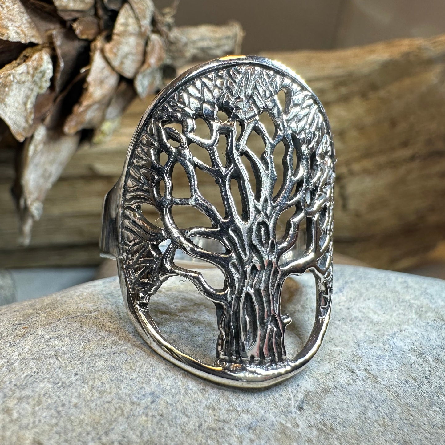 Realistic Tree of Life Ring — view 10