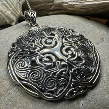 Load image into Gallery viewer, Pictish Triple Celtic Wolf Necklace
