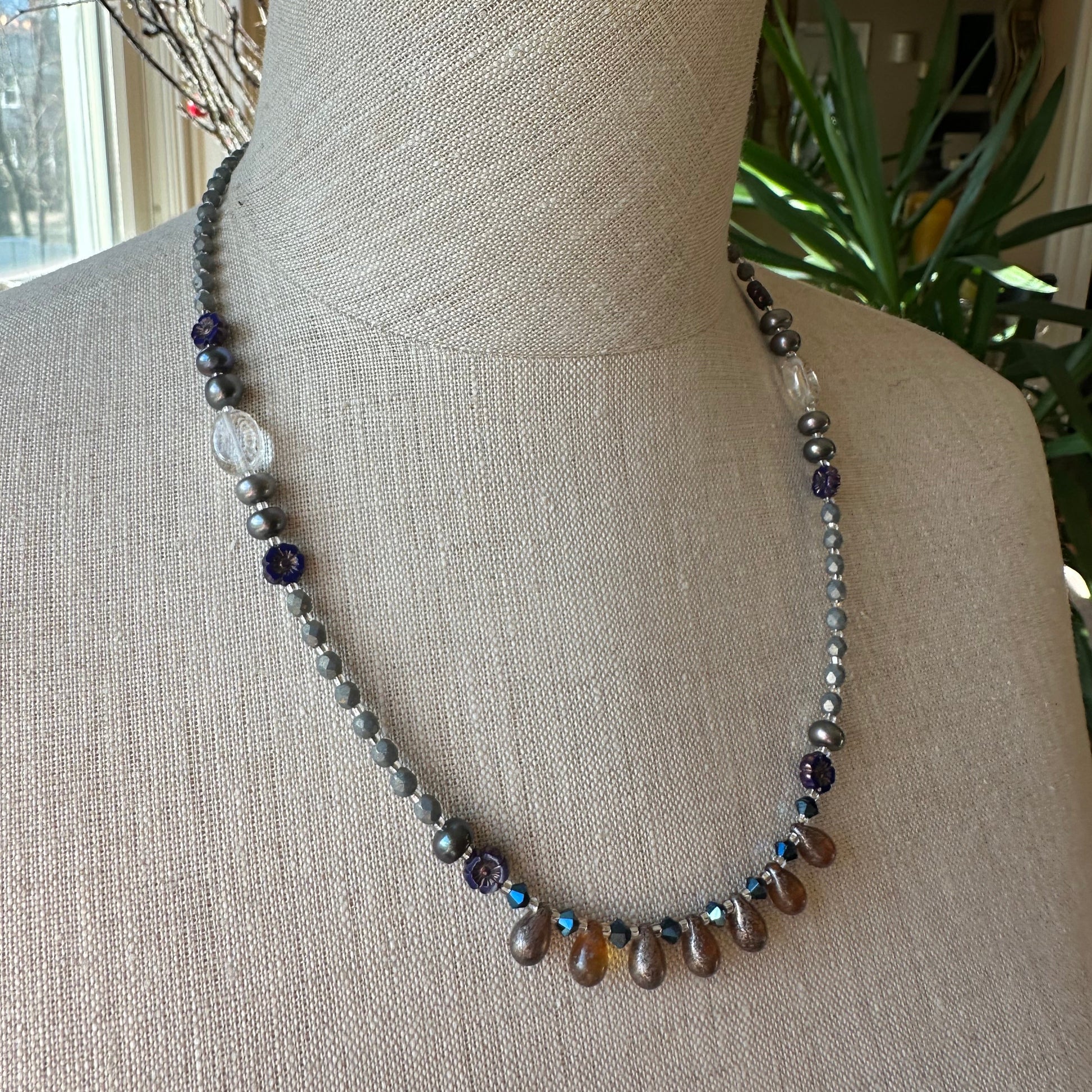 Celtic Twilight Crystal Necklace — view 3