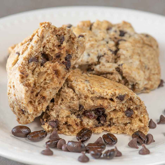 Mocha Chip Premium Scone Mix Featuring Goddess Roast Espresso by The Java Goddess