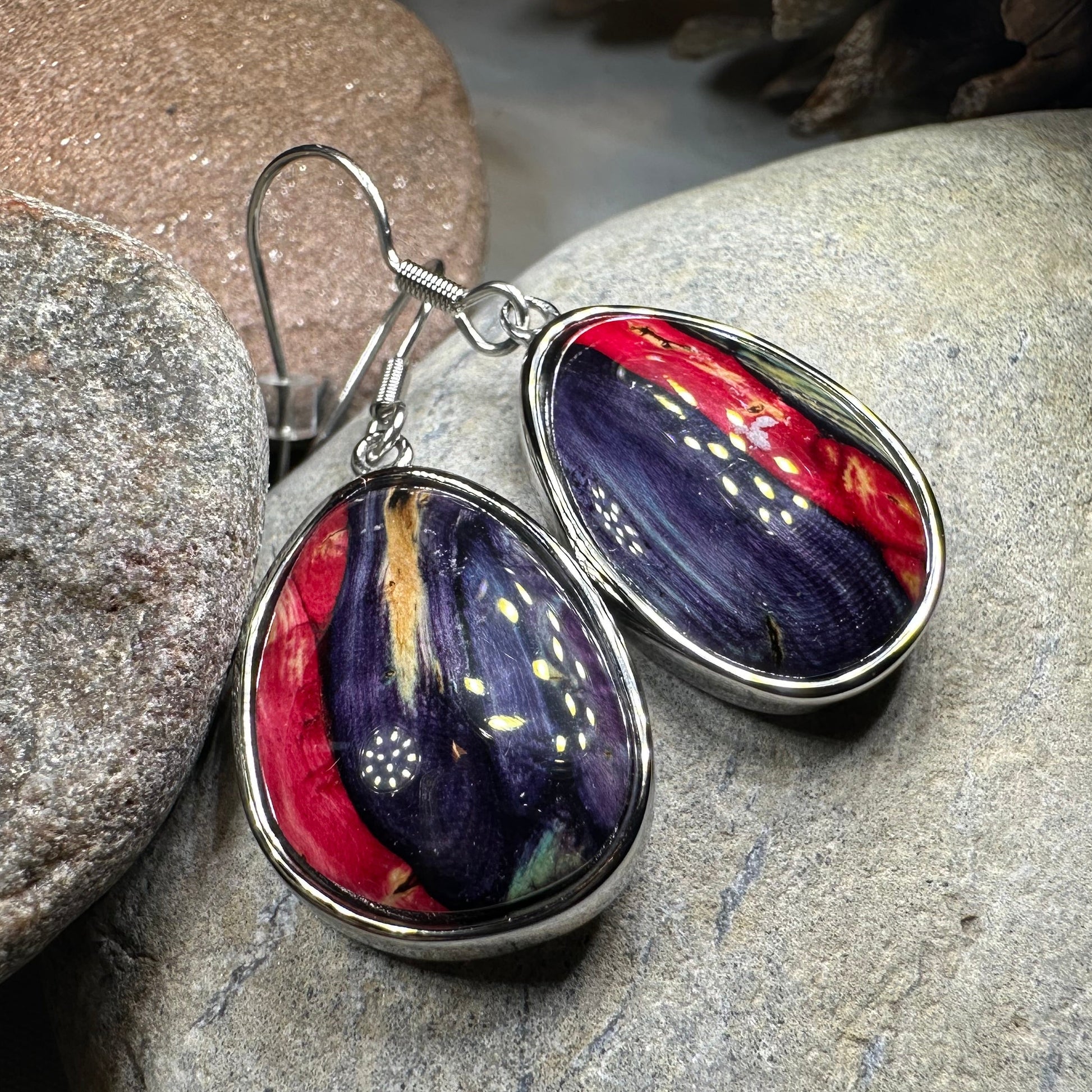 Scottish Heathergems Organic Earrings ~ Handmade in Scotland — view 17