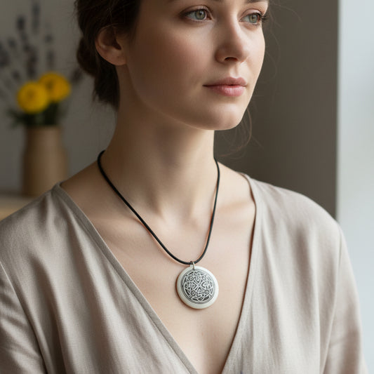 Artisan Celtic Knot Necklace - Handmade in the U.S.A.