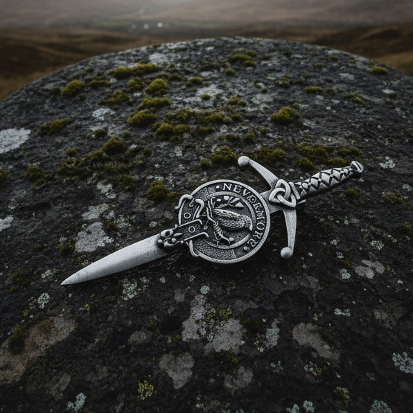 Nevermore "The Raven" Kilt Pin - Handmade in Scotland