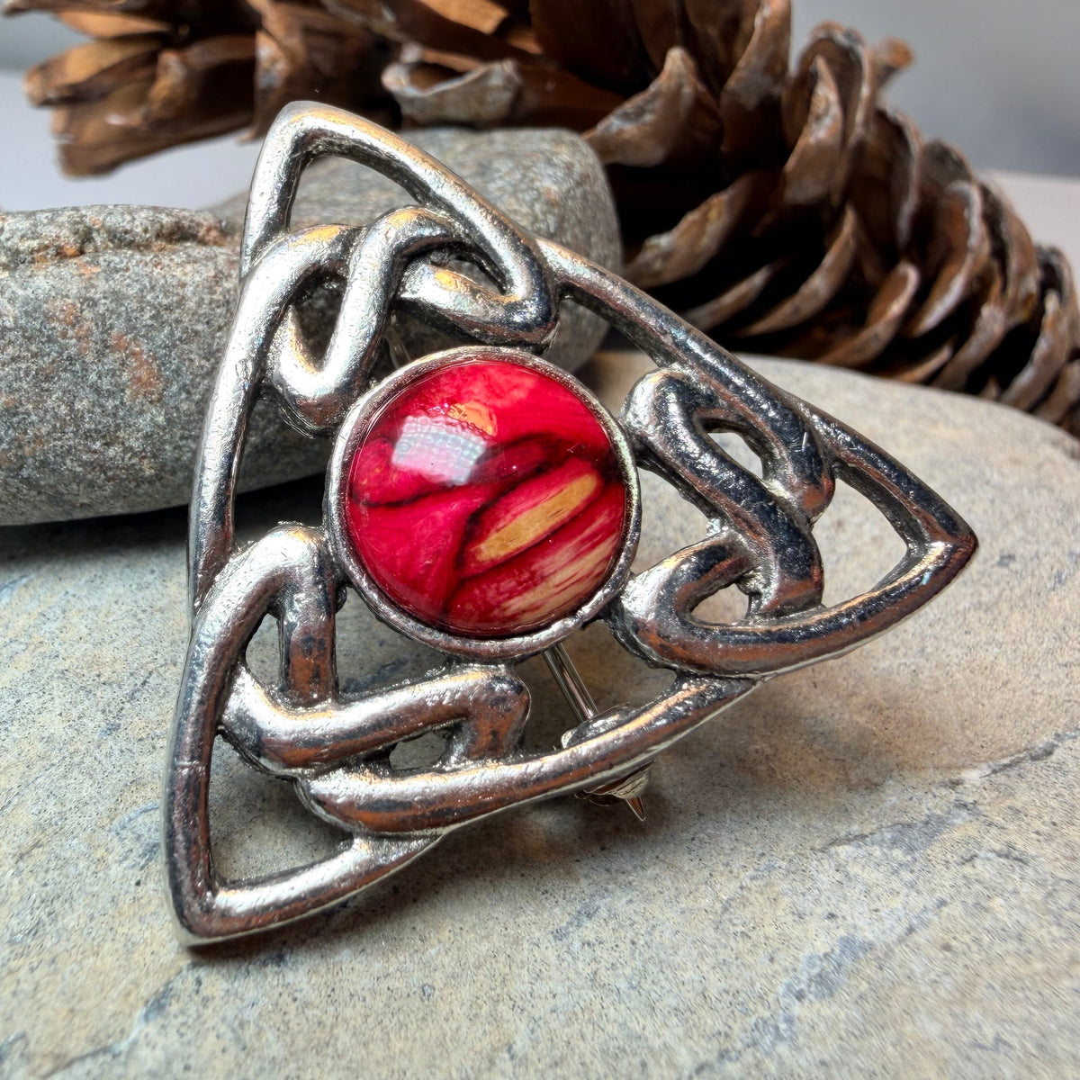 Heathergems Pictish Celtic Knot Brooch - Handmade in Scotland