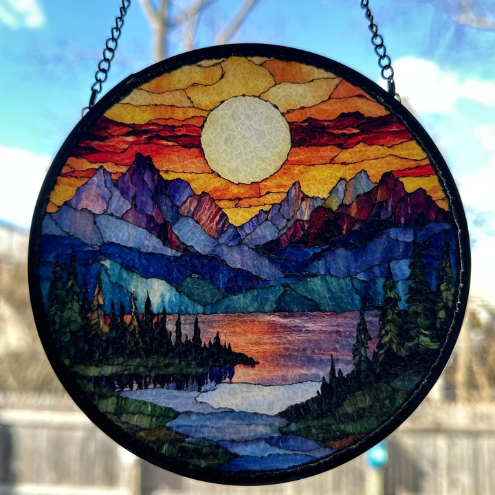 Highland Sunset Suncatcher