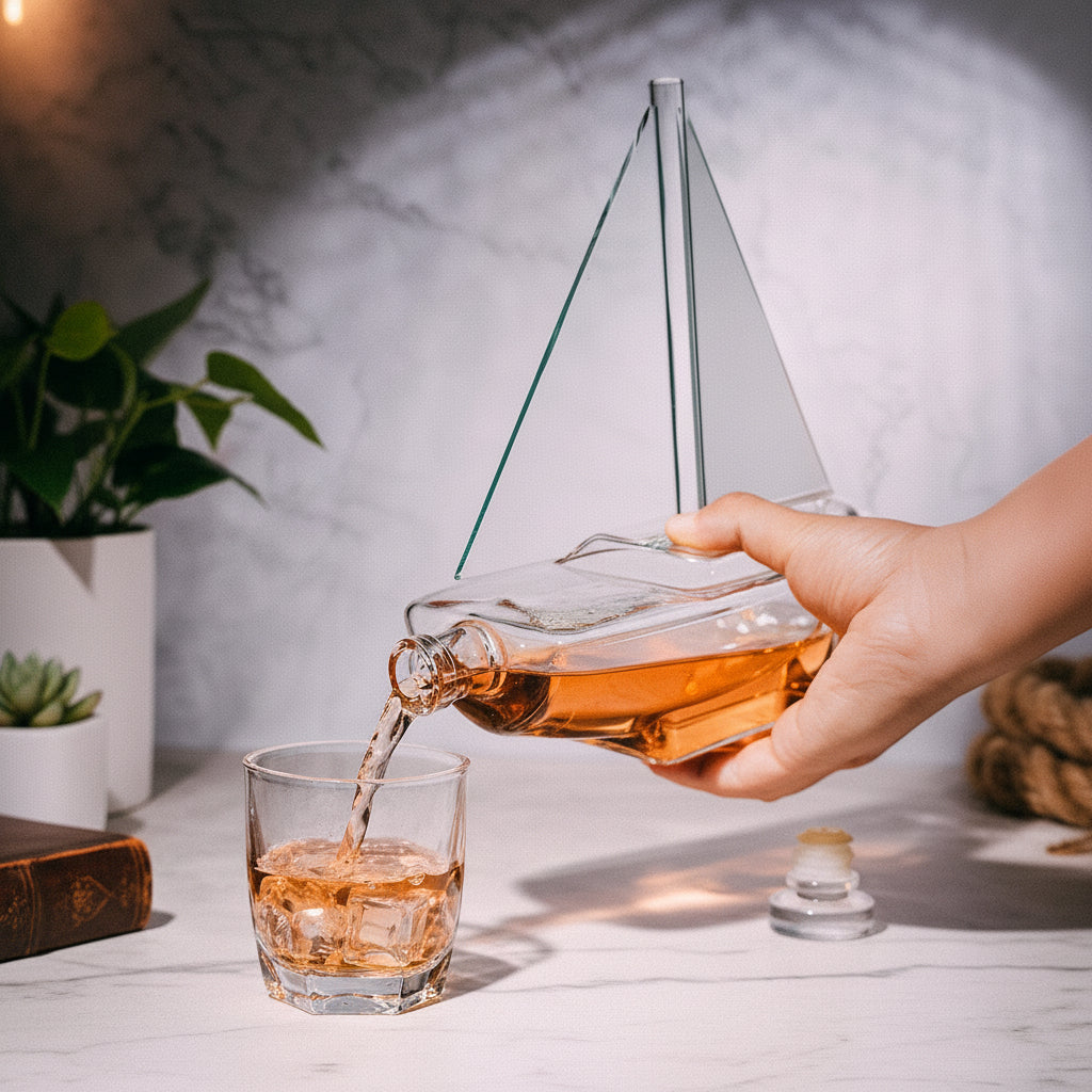 Sailboat Whiskey Wine Decanter