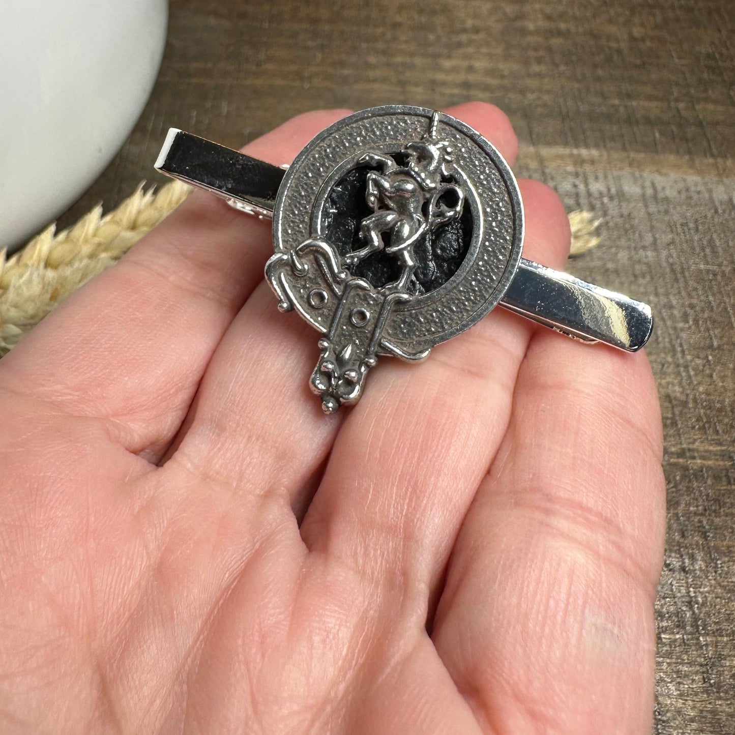 Scotland Unicorn Tie Bar for Men - Handmade in Scotland