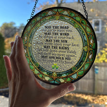 Load image into Gallery viewer, Irish Blessing Suncatcher
