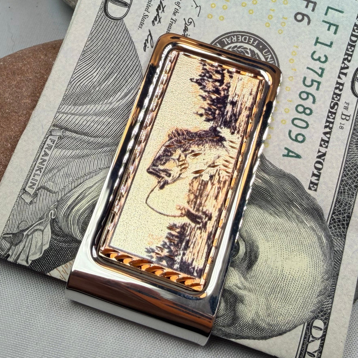 Great Catch Fishing Copper Money Clip - Handmade in the U.S.A.