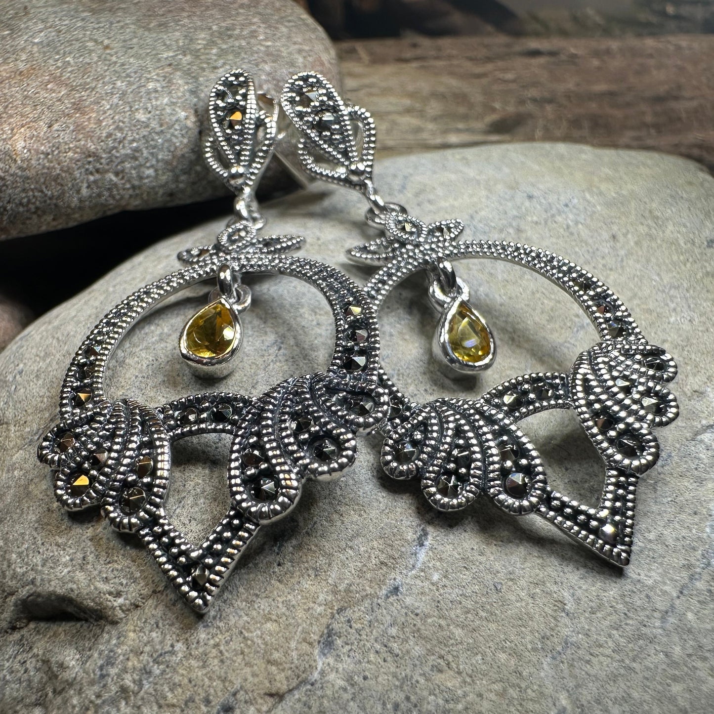 Antoinette Marcasite Earrings