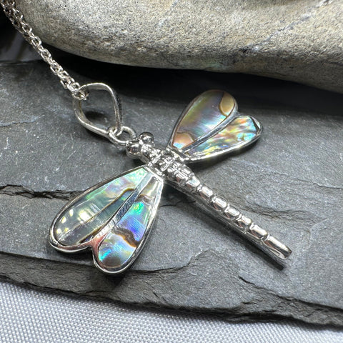 Load image into Gallery viewer, Shimmering Dragonfly Necklace
