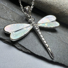 Load image into Gallery viewer, Shimmering Dragonfly Necklace
