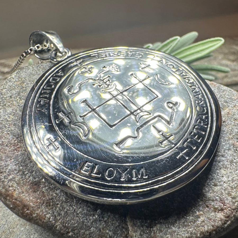 Archangel Gabriel Sigil Pendant in Sterling Silver
