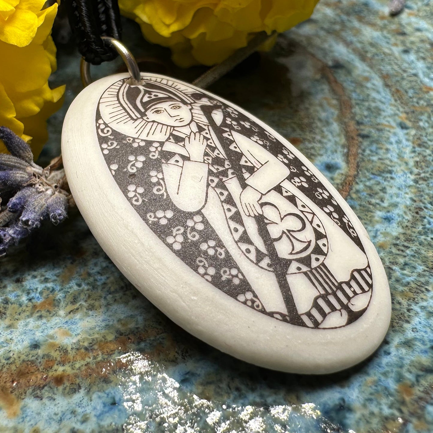 Artisan Irish Saint Patrick Necklace - Handmade in the U.S.A.